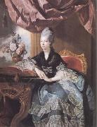 Johann Zoffany Queen Charlotte (mk25) oil painting reproduction